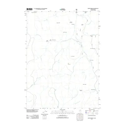 2012 Map of Winter Ridge, 2012 Print