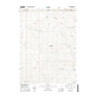 2015 Map of Winter Ridge, 2015 Print