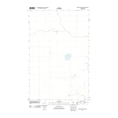 2010 Map of Winter Road Lake, 2010 Print