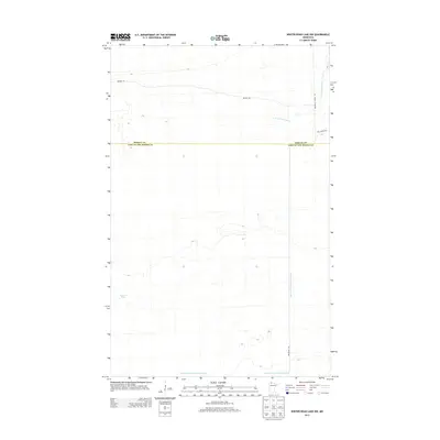 2013 Map of Winter Road Lake NW, 2013 Print