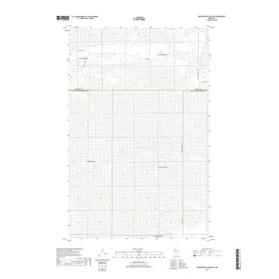 2019 Map of Winter Road Lake NW, 2019 Print