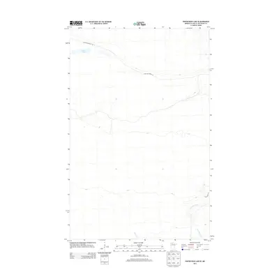 2013 Map of Winter Road Lake SE, 2013 Print