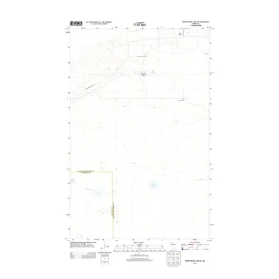 2013 Map of Winter Road Lake SW, 2013 Print