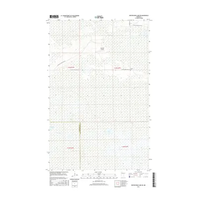 2016 Map of Winter Road Lake SW, 2016 Print