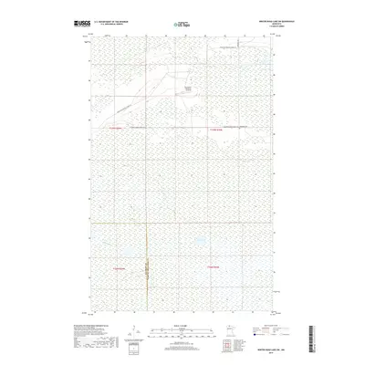 2019 Map of Winter Road Lake SW, 2019 Print