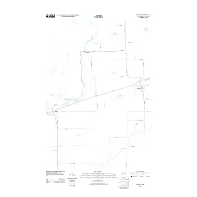 2013 Map of Winter, 2013 Print