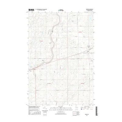 2015 Map of Winter, 2015 Print