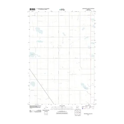 2010 Map of Wintermute Lake, 2010 Print