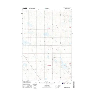 2016 Map of Wintermute Lake, 2016 Print