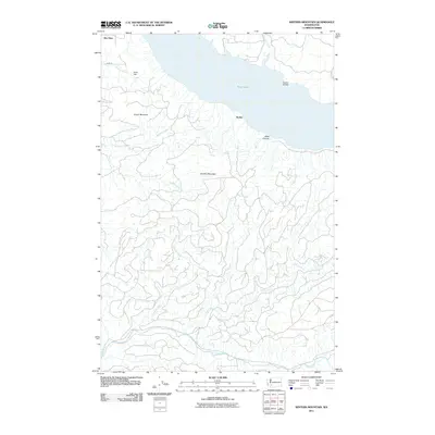 2011 Map of Winters Mountain, 2011 Print