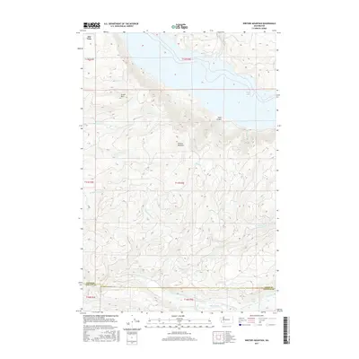 2017 Map of Winters Mountain, 2017 Print