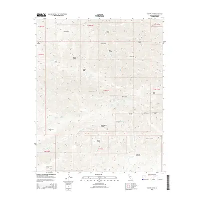 2015 Map of Winters Ridge, 2015 Print