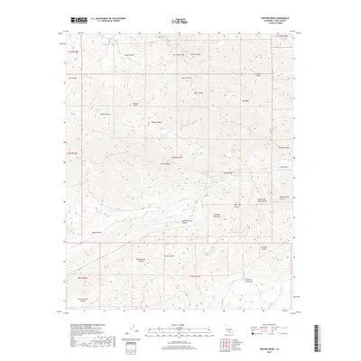 2018 Map of Winters Ridge, 2018 Print