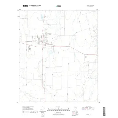 2019 Map of Winters, 2019 Print