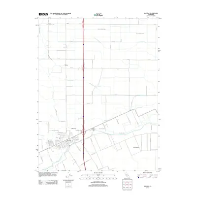 2012 Map of Winters, 2012 Print