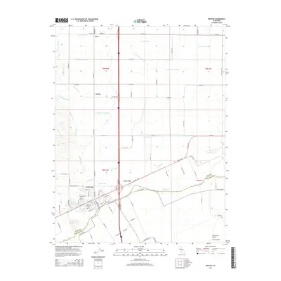 2015 Map of Winters, 2015 Print