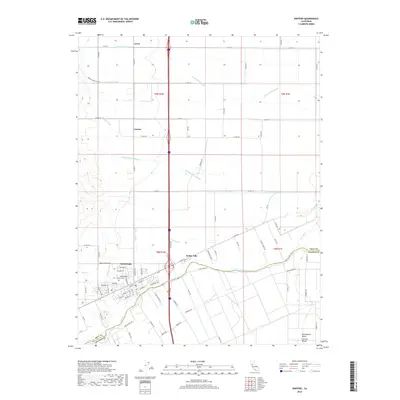 2018 Map of Winters, 2018 Print