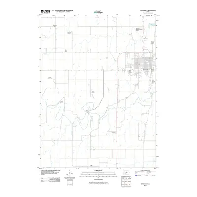 2010 Map of Winterset, 2010 Print