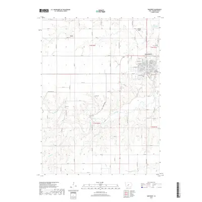 2018 Map of Winterset, 2018 Print