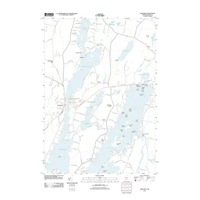 2011 Map of Winthrop, 2011 Print