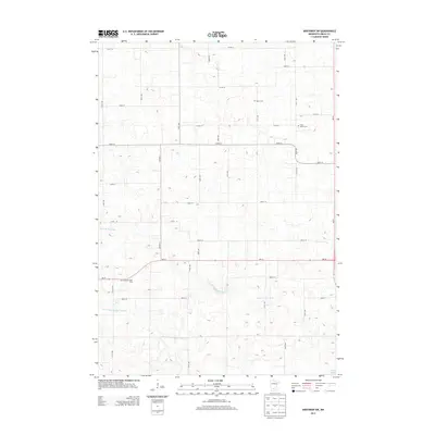 2013 Map of Winthrop SW, 2013 Print