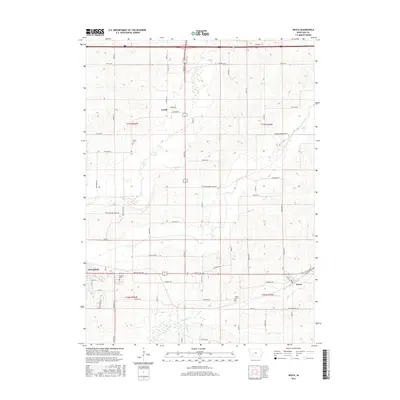 2015 Map of Wiota, 2015 Print