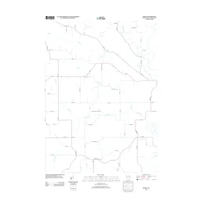 2013 Map of Wiota, 2013 Print