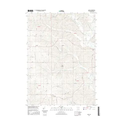 2016 Map of Wiota, 2016 Print