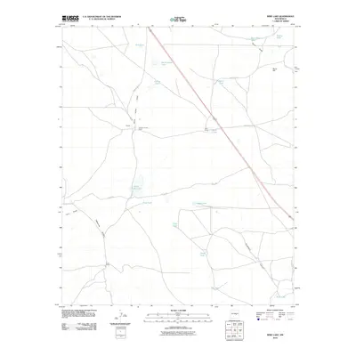 2010 Map of Wire Lake, 2010 Print