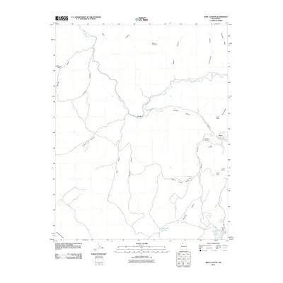 2010 Map of Wirt Canyon, 2010 Print