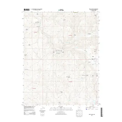 2013 Map of Wirt Canyon, 2013 Print