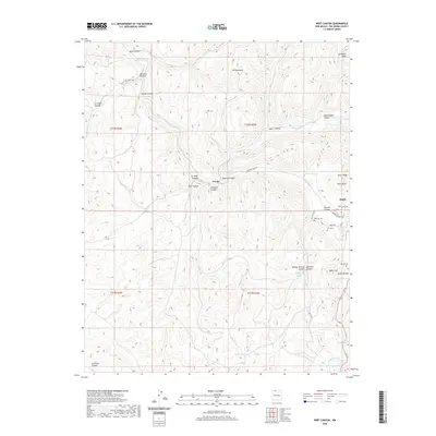 2020 Map of Wirt Canyon, 2020 Print