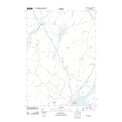 2011 Map of Wiscasset, 2011 Print
