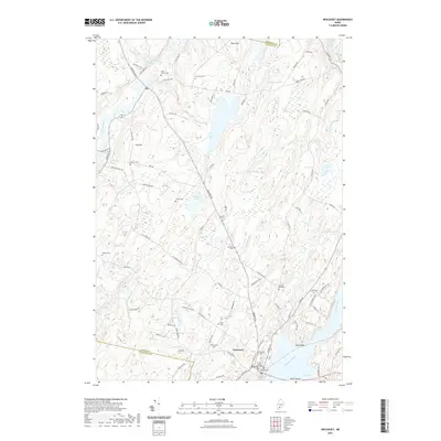 2021 Map of Wiscasset, 2021 Print