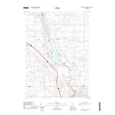 2018 Map of Wisconsin Dells North, 2018 Print