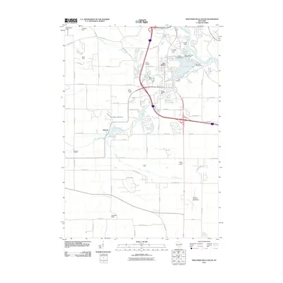2010 Map of Wisconsin Dells South, 2010 Print