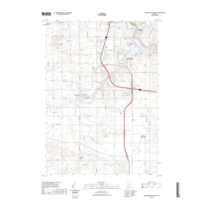 2018 Map of Wisconsin Dells South, 2018 Print