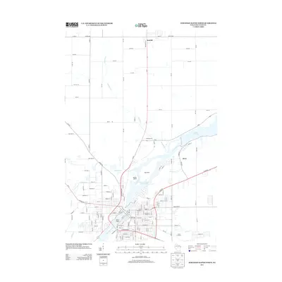 2013 Map of Wisconsin Rapids North, 2013 Print