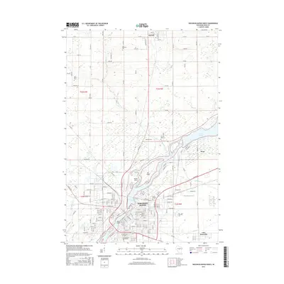 2015 Map of Wisconsin Rapids North, 2015 Print