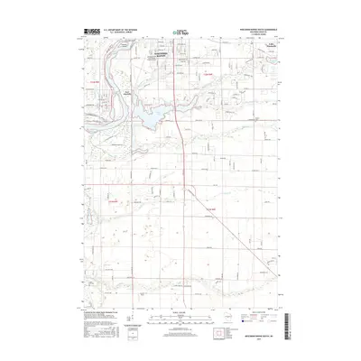 2015 Map of Wisconsin Rapids South, 2015 Print