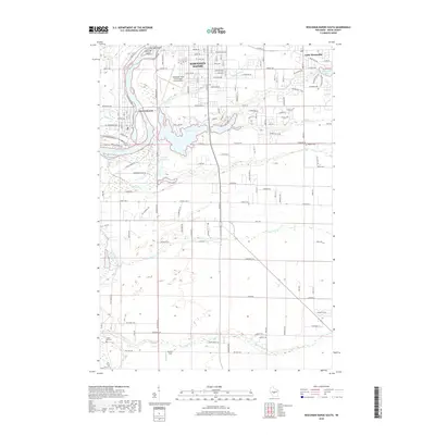 2018 Map of Wisconsin Rapids South, 2018 Print