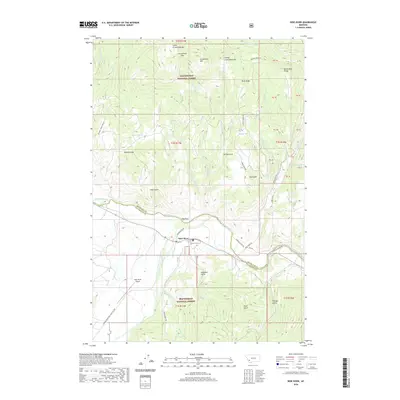 2020 Map of Wise River, 2020 Print
