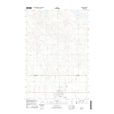 2014 Map of Wishek, 2014 Print