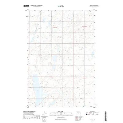 2018 Map of Wishek NE, 2018 Print