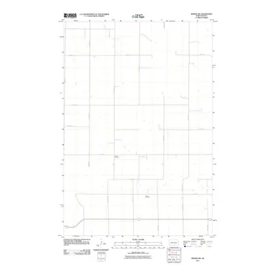 2011 Map of Wishek SW, 2011 Print