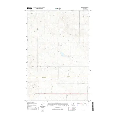 2014 Map of Wishek SW, 2014 Print