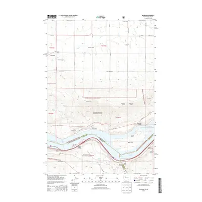 2014 Map of Wishram, 2014 Print