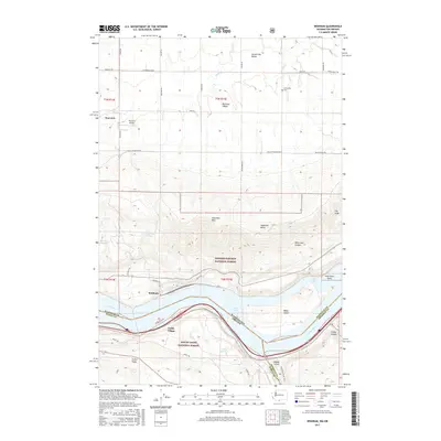 2017 Map of Wishram, 2017 Print