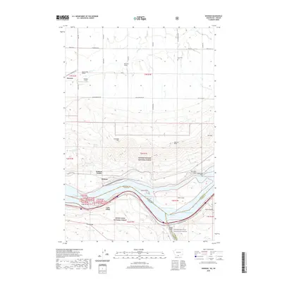 2020 Map of Wishram, 2020 Print