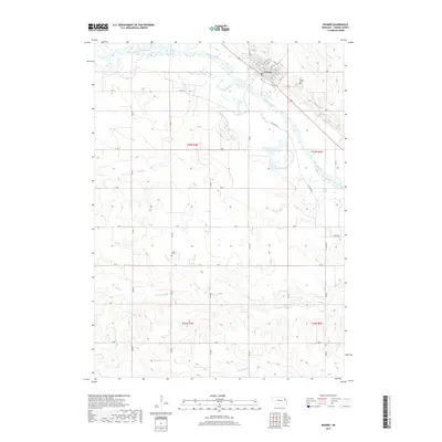 2017 Map of Wisner, 2017 Print